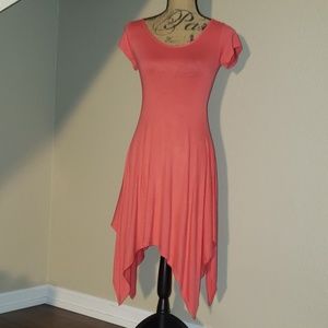 Rue21 coral shark bite dress size small